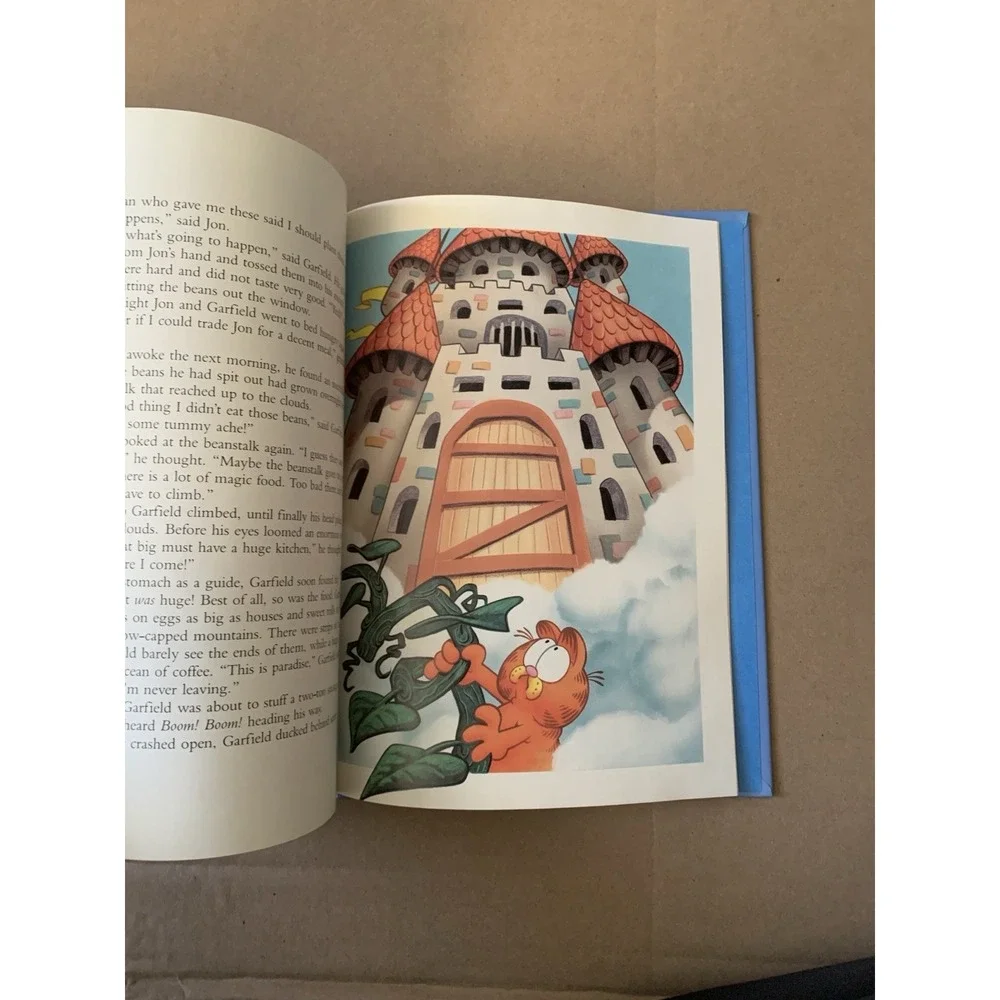 Garfield's Furry Tales Vintage Hardcover Book 1989 Jim Davis Classic Comic